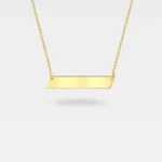 Zlatna ogrlica pločica