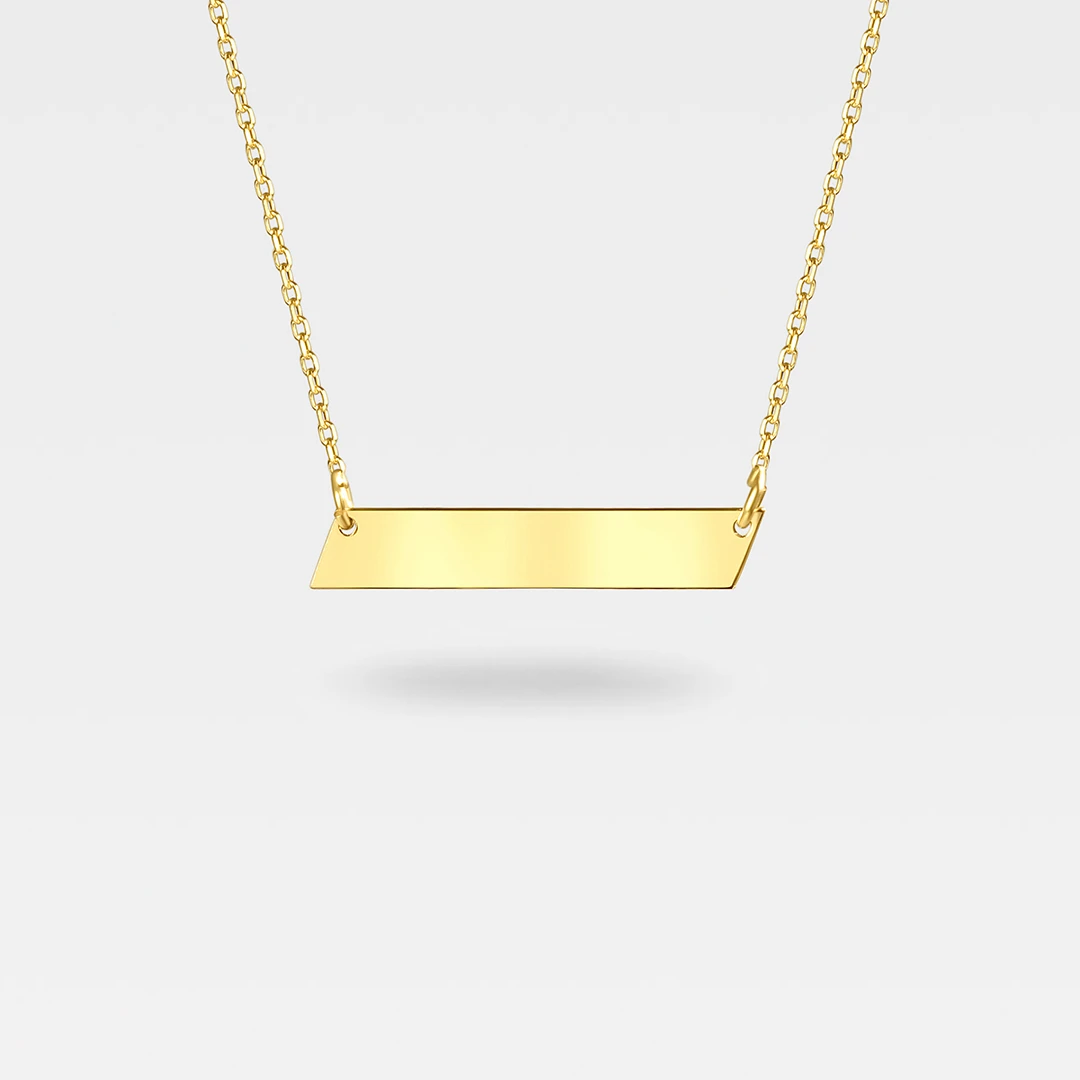 Zlatna ogrlica pločica Zlatna ogrlica pločica