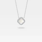 Ogrlica detelina kvarc cirkoni