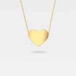 zlatna ogrlica srce