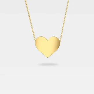 zlatna ogrlica srce