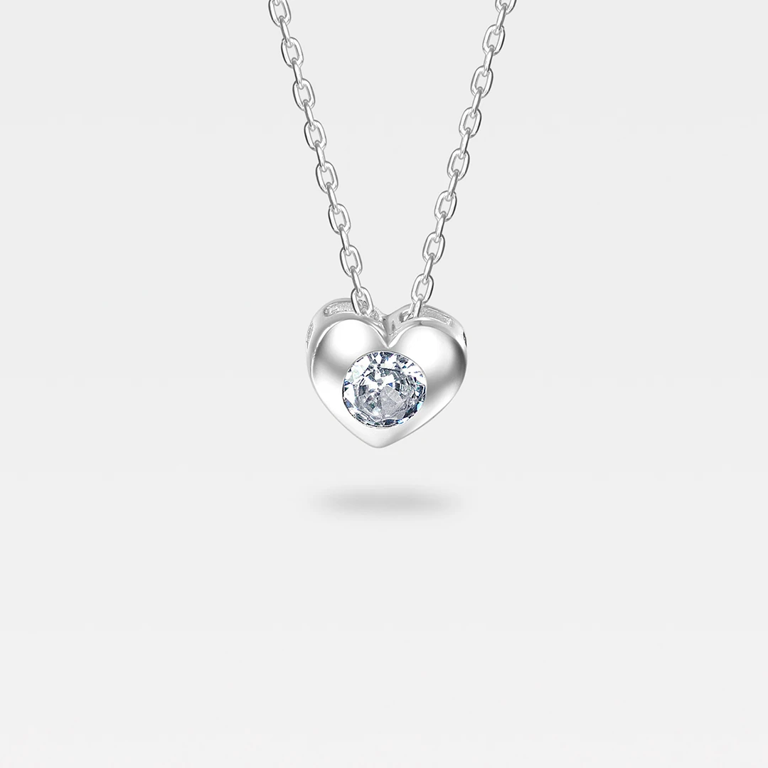ogrlica srce cirkon ogrlica srce cirkon