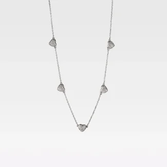 Ogrlica Sa Pet Srčića