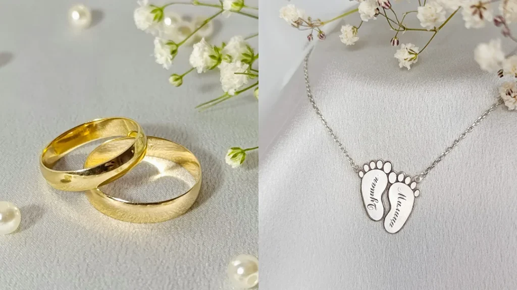 Personalizovani poklon u zlatu i srebru – uporedni prikaz personalizovanog nakita kao izbor materijala za poseban i ličan dar